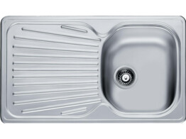 Mikado - Inbouwspoeltafel / 860 x 500 mm / 1 bak / Glad / Omkeerbaar