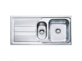 LLX6511 - 101.0166.740 - Logica Line - Inbouwspoeltafel / 1000 x 500 mm / 1 1/2 bak / Glad /