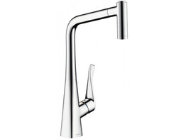 Hansgrohe  14820800 - Metris KMK  uittrek. vuistd. rvs-look