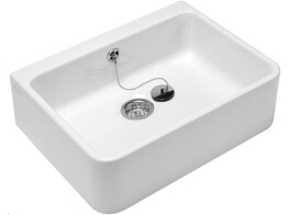V B 63210001 - O. Novo keukenspoelbak  met overloopgat  495 x 400mm