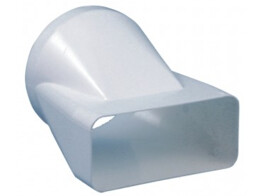 240134 - Lanesto - Overgangsstuk kort met mof 150 mm wit