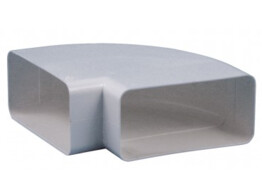240158 - Lanesto - Bocht 90 horizontaal 150 mm wit