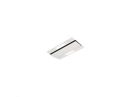 Inbouwunit 53 8 cm wit glas