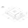 PureLine Pro Compact 90 cm stainless steel