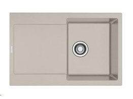 MRG611KR1 - 114.0638.380 - Maris - Inbouwspoeltafel / 780 x 500 mm / 1 bak / Koffie Room / Omkeerbaar