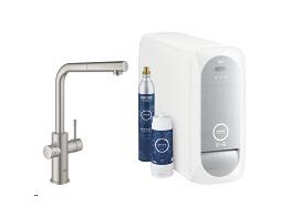 GROHE Blue Home Duo L  uittrekb. sproeier  SuperSteel