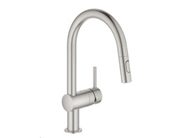 Minta eengreep keuk c-uitl dual douche  SuperSteel