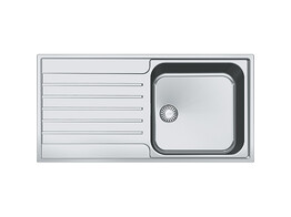 AGX2111001 - 127.0638.674 - Argos - Vlakbouw-   SlimTopspoeltafel / 1000 x 510 mm / 1 bak /