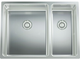 311918 - Lanesto Salamanca- A affleurer ou sous-encastrer -  565 x 435 mm Inox rayon R20 - Grande cuve a gauche