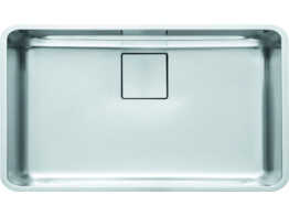 ONO onderbouwspoelbak / 730 x 430 mm / met ventielcover en roosterrand / Glad