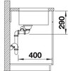 BLANCO ANDANO 340/180-U links man.