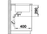 BLANCO ANDANO 340/180-U links man.