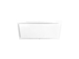 Wandkap Vision 120cm wit glas recirculatie