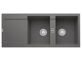 MRG621SG1 - 114.0166.848 - Maris - Inbouwspoeltafel / 1160 x 500 mm / 2 bakken / Steengrijs / Omkeerbaar