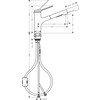 Hansgrohe- 74800670 HG Zesis M33 uittrekbare vuistdouche 150 AZB 2j Mat zwart