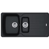 AZG651OX1 - 114.0607.126 - Antea - Evier a encastrer / 970 x 500  mm/ 1 1/2 bassin / Onyx /