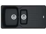 AZG651OX1 - 114.0607.126 - Antea - Evier a encastrer / 970 x 500  mm/ 1 1/2 bassin / Onyx /