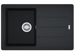 BFG611OX1 - 114.0607.122 - Basis - Evier a encastrer / 780 x 500 mm / 1 bassin / Onyx / Reversible