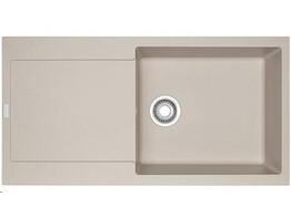 MRG611XLKR1 - 114.0638.381 - Maris - Inbouwspoeltafel / 970 x 500 mm / 1 bak / Koffie Room / Omkeerbaar