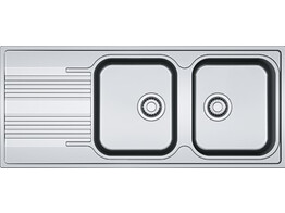 SRX6211 - 101.0390.909 - Smart - Evier a encastrer / 1160 x 500 mm / 2 bassins / Lisse /