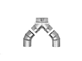 Broekstuk O2X150mm naar 1X200mm