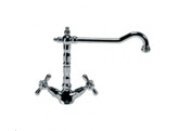250506 - Mitigeur de cuisine Lanesto - Antica - Bec orientable - Aspect Inox