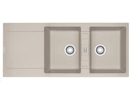 MRG621KR1 - 114.0638.383 - Maris - Inbouwspoeltafel / 1160 x 500 mm / 2 bakken / Koffie Room /