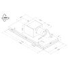 Pureline Pro 120 cm stainless steel