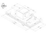 Pureline Pro 120 cm stainless steel
