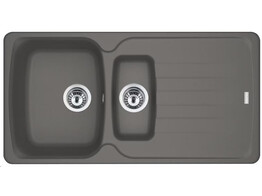 AZG651SG1 - 114.0492.395 - Antea - Inbouwspoeltafel / 970 x 500  mm/ 1 1/2 bak / Steengrijs /