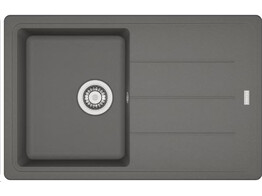 BFG611SG1 - 114.0610.886 - Basis - Inbouwspoeltafel / 780 x 500 mm / 1 bak / Steengrijs /
