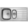 310308 - Lanesto Sevilla Evier a encastrer  -1 1/2 cuves avec egouttoir 1000 x 500 mm - reversible