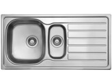 310308 - Lanesto Sevilla Evier a encastrer  -1 1/2 cuves avec egouttoir 1000 x 500 mm - reversible