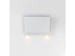 Wandkap Vision 75cm wit glas recirculatie