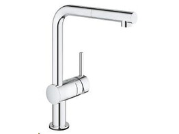 Minta touch keuken l-uitl uitr.Dou.  Chroom