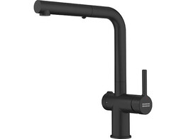 301977 - 115.0669.769 - Active Twist - Eengreepsmengkraan L met uittrekbare uitloop / Zwart mat