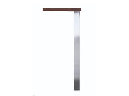 280207 - 1 Tafelpoot Capri 50 hoogte 870 mm RVS