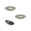 321889 - Pescara 57 - LED Verlichting - Dimbaar - Afstandsbed - 2700K - Set 8 Spots