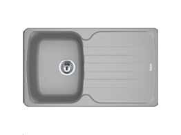 AZG611SG1 - 114.0492.386 - Antea - Inbouwspoeltafel / 860 x 500  mm/ 1 bak / Steengrijs /