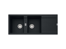 MRG621MB1 - 114.0635.493 - Maris - Evier a encastrer / 1160 x 500 mm / 2 bassins / Noir mat /