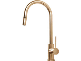 251264 - Lanesto Mitigeur de cuisine - Ancona - Bec extractible - Or
