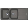 AZG621SG1 - 114.0492.460 - Antea - Evier a encastrer / 1160 x 500  mm/ 2 bassins / Gris Pierre /