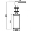 251228 - Lanesto Zeepverdeler - Patra - RVS - Sturdy Black