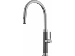 301049 - 115.0711.554 - Mythos Masterpiece - Mitigeur a bec extractible / Side lever / Inox