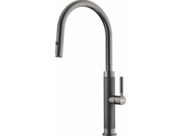301050 - 115.0711.555 - Mythos Masterpiece - Mitigeur a bec extractible / Side lever / Antracite