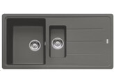 BFG651SG1 - 114.0610.890 - Basis - Evier a encastrer / 970 x 500 mm / 1 bassin / Gris Pierre /