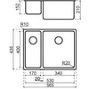 311919 - Lanesto Salamanca- Vlak- en onderbouw - 565x435mm - R20 - 1 1/2 bak - RECHTS