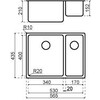 311918 - Lanesto Salamanca- Vlak- en onderbouw - 565x435mm - R20 - 1 1/2 bak - LINKS