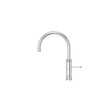 Classic Fusion Round  koud  warm en kokend-water-kraan met kindveilige  dubbel druk-draai bedieningsknop  Chroom