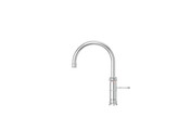Classic Fusion Round  koud  warm en kokend-water-kraan met kindveilige  dubbel druk-draai bedieningsknop  Chroom
